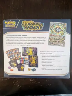 Pokemon TCG Scarlet & Violet Surging Sparks Pokemon Sealed Elite Trainer Box ETB - Image 2
