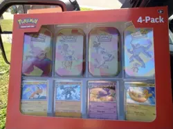2025 Pokemon TCG: Scarlet And Violet - (4) Mini Tins ALL 151 🔥🔥🔥 (8) PACKS !! - Image 2