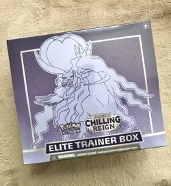 Pokemon TCG Chilling Reign Elite Trainer Box Sword & Shield SEAL Rip See Pic - Image 1