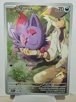 Pokemon Karte - N’s Zorua - SVP189 - Black Star Promo | Deutsch Reisegefahrten - Image 1