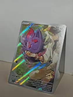 Pokemon Karte - N’s Zorua - SVP189 - Black Star Promo | Deutsch Reisegefahrten - Image 3