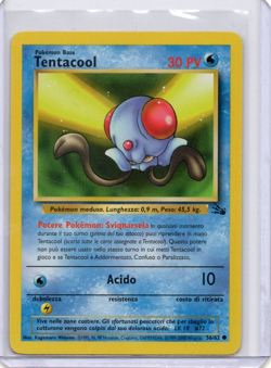 Tentacool 56/62 Fossil ITALIAN Vintage Pokemon WOTC LP - Image 1