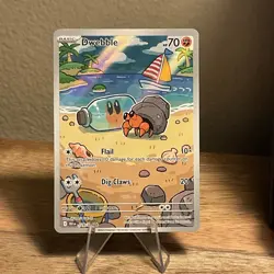 Dwebble IR 129/086 Sv: Black Bolt Pokemon 2025 Illustration Rare - Image 1