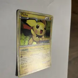 Pokemon TCG • Pichu • Prerelease 28/123 • HeartGold SoulSilver • NM Stamped Holo - Image 3