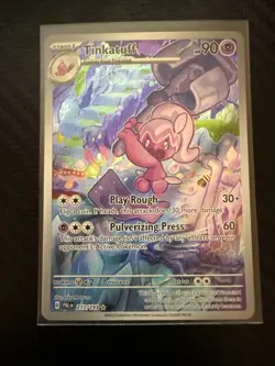 Pokemon Paldea Evolved - TINKATUFF- ILLUSTRATION RARE - 217/193 - NM - Image 1