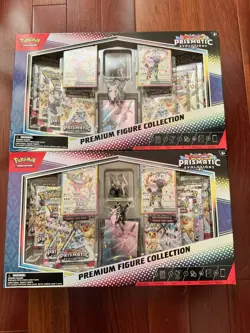 New-Pokemon Scarlet & Violet Prismatic Evolutions Premium Figure Collection X2 - Image 1