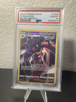 PSA 10 Gem Mint Pokemon TCG Malamar TG06/TG30 Silver Tempest Full Art - Image 1