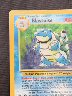 Pokemon TCG Blastoise Holo-Rare 2/102 Base Set Unlimited HP - Image 2