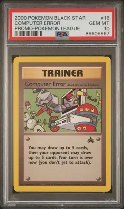 2000 Pokemon League Computer Error Black Star Promo BSP #16 PSA 10 Gem Mint 💎 - Image 1