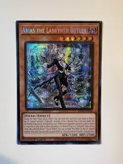 Yugioh! Arias the Labrynth Butler - MP24-EN116 Prismatic Secret Rare 1st LP - Image 1