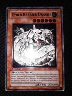 Yu-Gi-Oh! Cyber Barrier Drache, SOI-DE006, Ultimate Rare, 1.Auflage, Deutsch, LP - Image 2