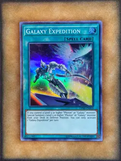 Yugioh Galaxy Expedition OP09-EN010 Super Rare NM - Image 1