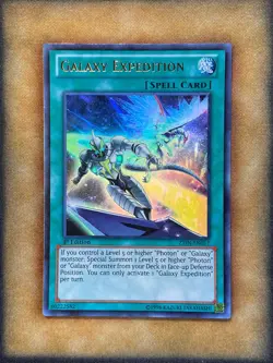 Yugioh Galaxy Expedition ZTIN-EN017 Ultra Rare 1st Ed NM - Image 1