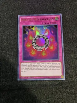 Yugioh Ring of Destruction LCKC-EN050 Ultra Rare 1st Ed NM - Image 1