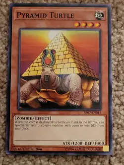 Pyramid Turtle - SR07-EN015 - Common - 1st Edition NM YuGiOh! Structure Deck: Z - Image 1