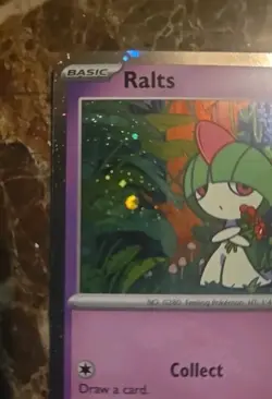Ralts 058/132 Cosmos Holo Mega Evolution Promo Pokemon Card - Image 2