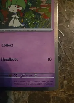 Ralts 058/132 Cosmos Holo Mega Evolution Promo Pokemon Card - Image 4