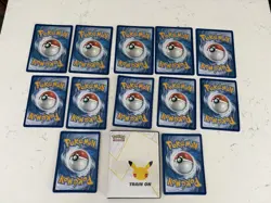 Pokemon Jumbo 12 Card Lot Plus Binder - Image 2