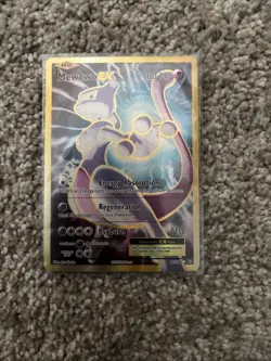 Pokemon TCG Mewtwo EX Full Art Holo Card 103/108 Evolutions - Image 1