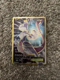 Pokemon TCG Mewtwo EX Full Art Holo Card 103/108 Evolutions - Image 3