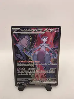 Team Rocket’s Mewtwo EX 231/182 Excellent Condition Pokemon Card - Image 1