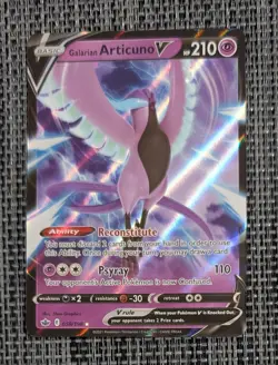 Galarian Articuno V 058/198 | Sw & Sh Chilling Reign | Ultra Rare Pokemon Card - Image 1
