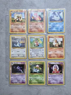 ?? Complete Common Uncommon Base set Pokemon Cards original 1999 WOTC TCG - Image 2