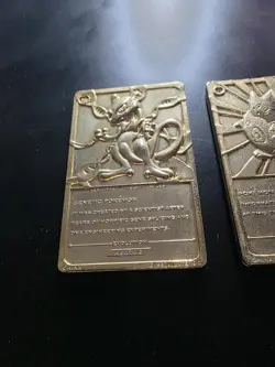 Mewtwo & Togepi 23k Gold Plated Burger King Promo Pokemon Cards - Image 5