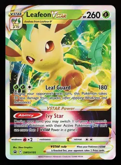 Leafeon VSTAR SWSH195 Sword & Shield Promo Pokemon Card - Image 1