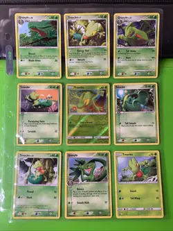 Pokemon Binder Collection Treecko Grovyle Cards E-Reader EX Era Platinum - Image 1