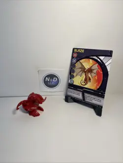 Bakugan Dragonoid B1 Red Pyrus Battle Brawlers W/Card Open Core RARE - Image 1