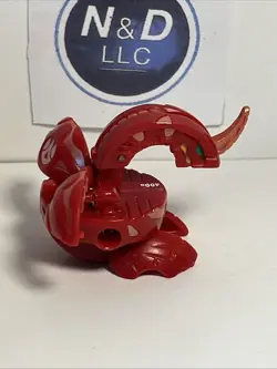 Bakugan Dragonoid B1 Red Pyrus Battle Brawlers W/Card Open Core RARE - Image 4
