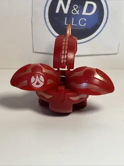 Bakugan Dragonoid B1 Red Pyrus Battle Brawlers W/Card Open Core RARE - Image 5