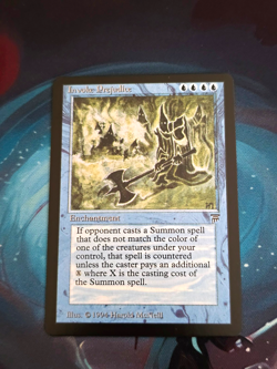 MTG EDH CEDH Invoke "P" Legends Blue Enchantment Please Read - Image 1
