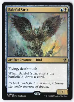 Baleful Strix R Commander: Murders at Karlov Manor 200 NM - Image 1