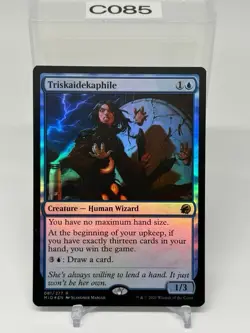 1x MTG Triskaidekaphile (Foil) - Innistrad: Midnight Hunt (MID) #81 - Magic - Image 1