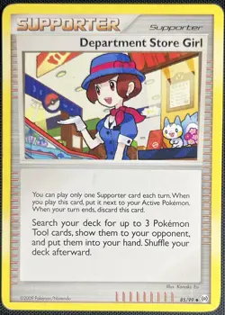 Department Store Girl 85/99 Pokemon English Platinum: Arceus 2009 - Image 1