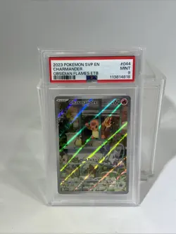 2023 Pokemon SVP EN Charmander Obsidian Flames ETB PSA Mint 9 #ML - Image 1