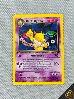 Pokemon Dark Hypno 26/82 Team Rocket Rara Prima Edizione Wizards ITA Vintage - Image 1