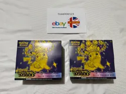 Pokemon TCG 2X Surging Sparks Pokemon Center ⚡ Elite Trainer Box Sealed ETB 📦 - Image 1