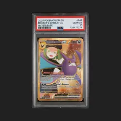 TEAM ROCKET's CROBAT EX 242 POKEMON DRI EN-DESTINED RIVALS HYPER RARE PSA 10 GEM - Image 1