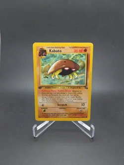 Pokemon Kabuto 50/62 Fossil 1st Edition MP - Image 1