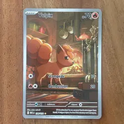 Pokemon TCG Vulpix 138/132 Mega Evolutions Illustration Rare Near Mint - Image 1