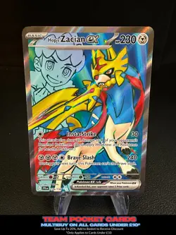 Hop's Zacian Ex 176/159, Journey Together, Pokemon, NM - Image 1