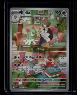 Pokemon TCG Kirlia 212/198 Scarlet & Violet Base Illustration Rare NM - Image 1