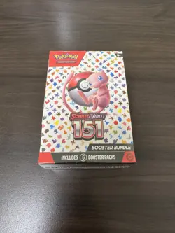 Pokemon TCG Scarlet and Violet 151 Booster Bundle Box - 6 Packs - Factory Sealed - Image 1
