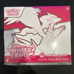 Pokemon TCG White Flare Pokemon Center Elite Trainer Box ETB SEALED - Image 1