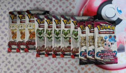 Lot of 11 Pokemon Fun Pack - Paldea Evolved, Fusion Strike, Scarlet & Violet - Image 1