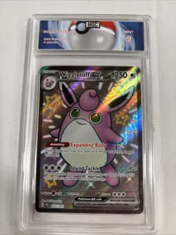 2024 Pokemon Wigglytuff Ex #222 HGC 9 (sb2) - Image 1