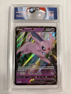 2022 Pokemon Espeon C Promo #swsh201 HGC 8.5 (sb2) - Image 1